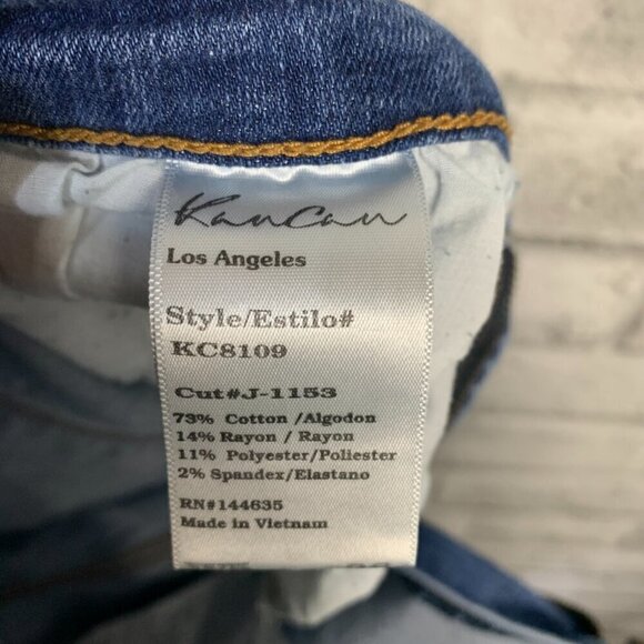 KanCan Estilo Jorts Distressed Denim Bermuda Jean Shorts - Picture 7 of 8